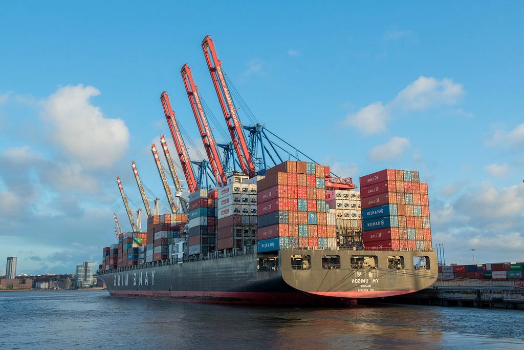 Shipping containers at Port of Cork terminal